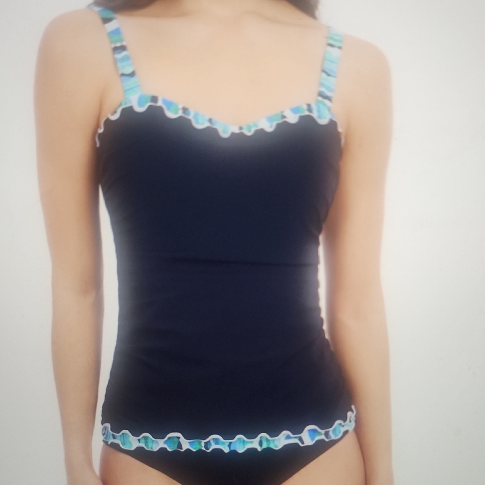 Profile By Gottex Bachata 20W Underwire Tankini Navy